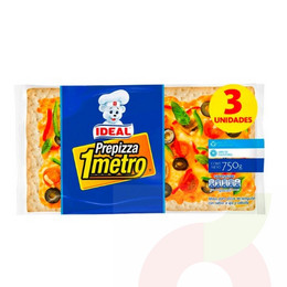 Pre Pizza Rectangular 1Mt Ideal 750Gr