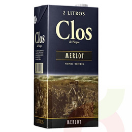 Vino Tetrapack Merlot Clos de Pirque 2Lt