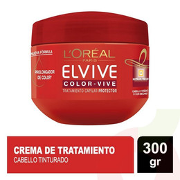 Crema Protector Color Vive Cabello Tinturado Elvive L´oréal 350Ml