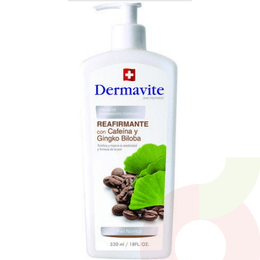 Crema Tratamiento Corporal Reafirmante Cafeína y Ginko Biloba Dermative 530Ml
