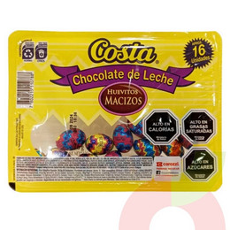 Huevitos Macizos Chocolate Costa 16 Unid Aprox