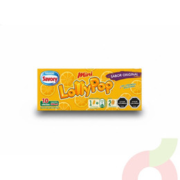 Mini LollyPop Original Savory 500Ml 10 Unidades