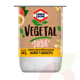 Yogurt Vegetal Trozos Mango Maracuya Loncoleche 140Gr