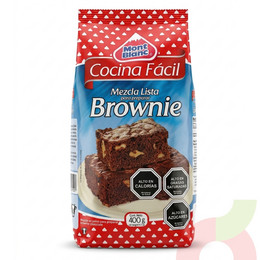 Mezcla Lista Brownie Mont Blanc 400Gr