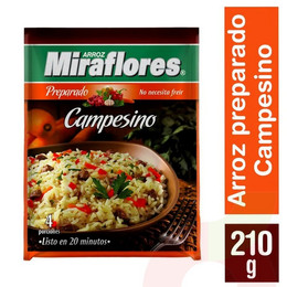 Arroz Especial Preparado Campesino Miraflores 210Gr