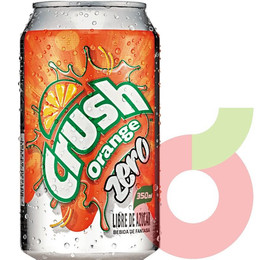 Bebida Lata Zero Orange Crush 350Cc 6 Unidades
