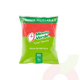 Pulpa de Frutilla Minuto Verde 1Kg 