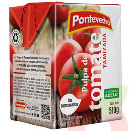 Pulpa de Tomate Tamizada Pontevedra 510Gr  