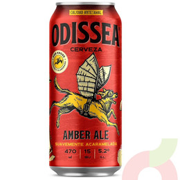 Cerveza Odissea 470Cc Amber 