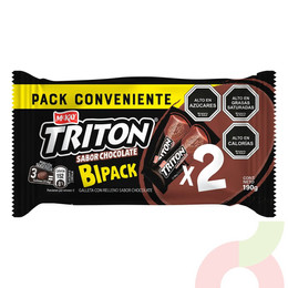 Galletas Triton Bipack Chocolate McKay 190Gr