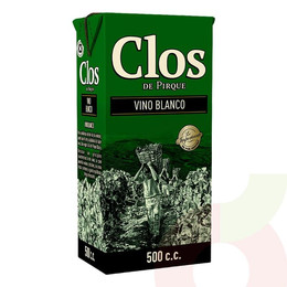 Vino Tetrapack Blanco Clos de Pirque 500Cc