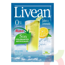 Jugo Instantáneo en Polvo Limonada Livean 7Gr