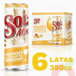 Pack Cerveza Mix Mango Sol 350Cc 6 Unidades