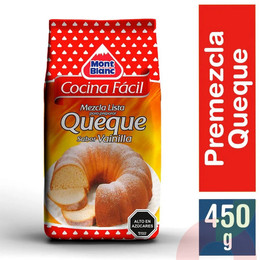 Mezcla Lista Queque Vainilla Mont Blanc 450gr