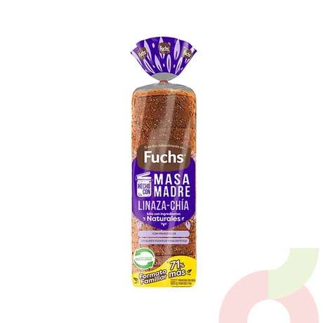 Pan Linaza Chía Fuchs 600Gr