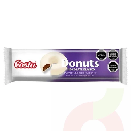 Galletas Chocolate Blanco Donuts Costa 100Gr