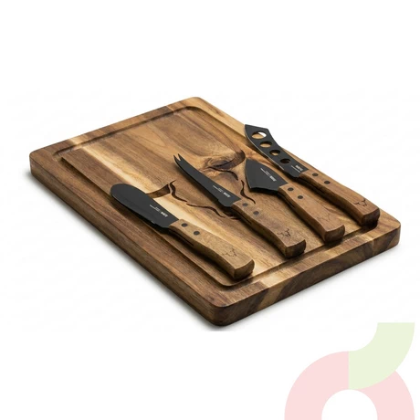 Set 5 Piezas: 4 Cuchillos + Tabla Wayu - vista alternativa