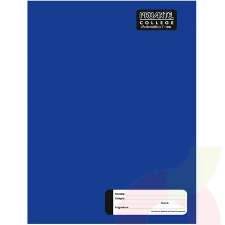 Cuaderno College Liso 100 Hojas 7mm ProArte - vista alternativa