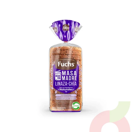 Pan Linaza Chía Fuchs 350Gr