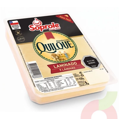 Queso Mantecoso Laminado Quilque 150Gr