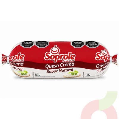 Queso Crema Natural Soprole 100Gr