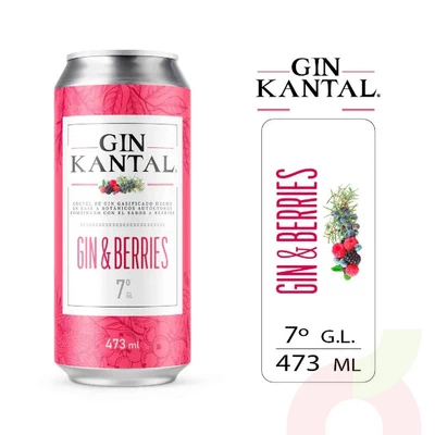 Gin & Berries Kantal 473Cc 
