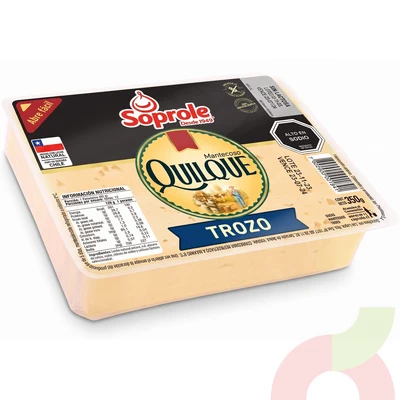 Queso Mantecoso Trozo Quilque Soprole 350Gr