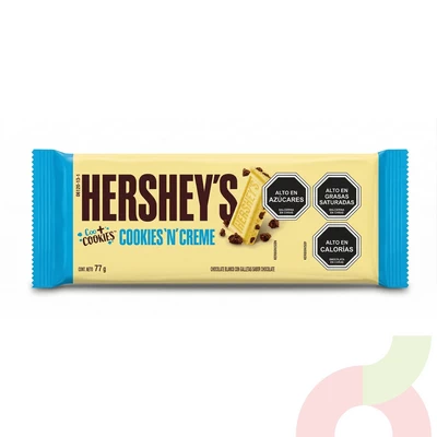 Chocolate Cookies 'N' Creme Hersheys 77Gr
