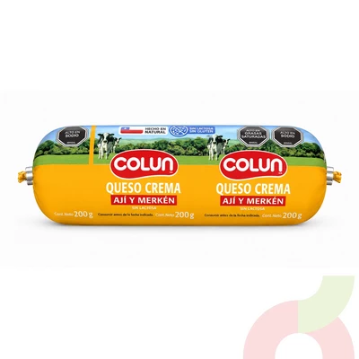 Queso Crema Ají & Merken Colun 200Gr