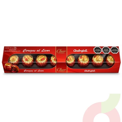 Bombones Cerezas al Coñac Ambrosoli 120Gr