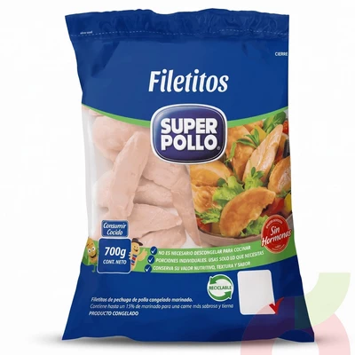 Filetitos de Pechuga Super Pollo 700Gr