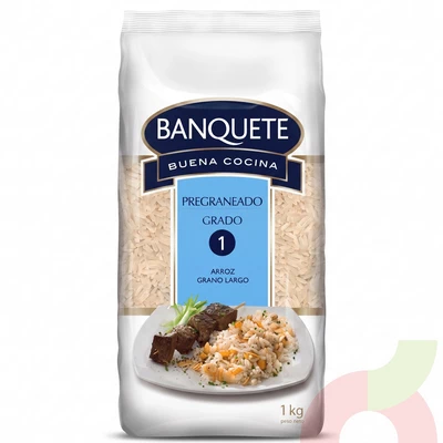 Arroz Pregraneado G1 Banquete 1Kg
