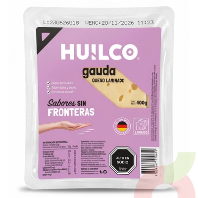 Queso Gauda Laminado Huilco 400Gr 