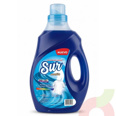 Detergente Líquido Tradicional Sur Matic 3Lt 