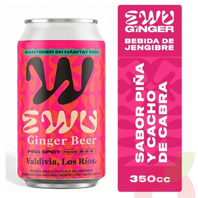 Ginger Beer Piña Spicy Ewu 350Ml