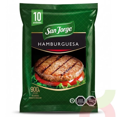 Hamburguesas de Vacuno San Jorge 900Gr 10 Unidades