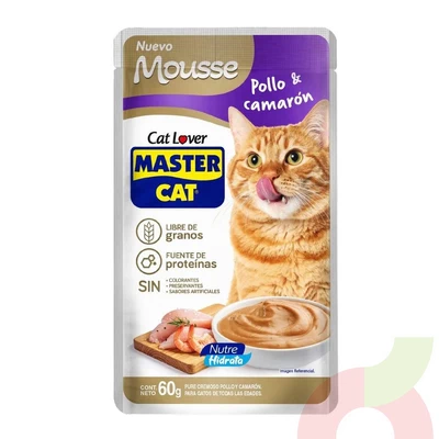 Mousse Pollo & Camarón Master Cat 60Gr