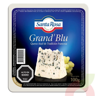 Queso Grand Blue Santa Rosa 100Gr