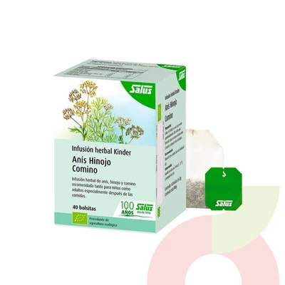 Infusión Herbal de Anís Hinojo y Comino Salus 40 Unidades
