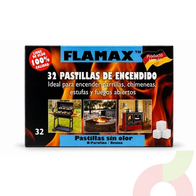 Pastillas de Encendido Flamax 32 Unidades