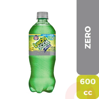 Bebida Zero Limón soda 600 Cc
