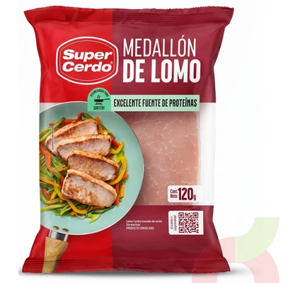 Medallón de Lomo Super Cerdo 120Gr