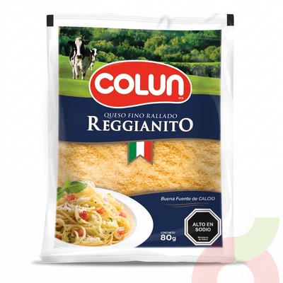 Queso Reggianito Rallado Colun 80Gr