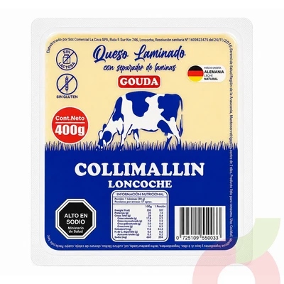 Queso Gouda Laminado Collimallin 400Gr