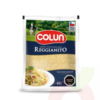 Queso Reggianitto Rallado Colun 80Gr