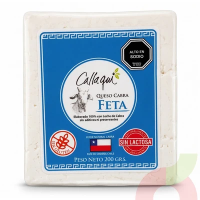 Queso Cabra Feta Callaqui 200Gr