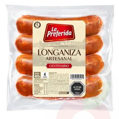 Longaniza Centenario La Preferida 400Gr