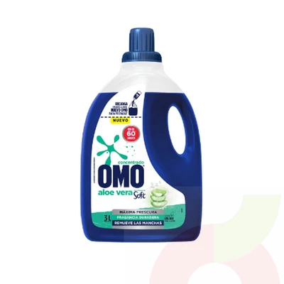 Detergente Líquido Aloe Vera Omo 3Lt 