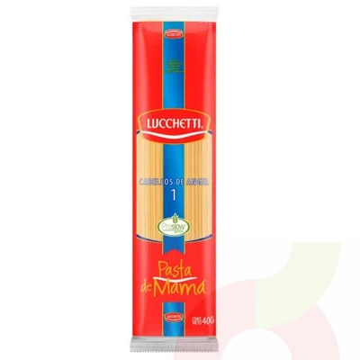 Pasta Cabellos de Ángel Largos N°1 Lucchetti 400Gr