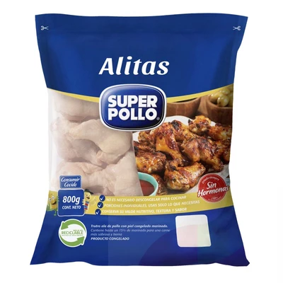 Alitas Pollo 800Gr
